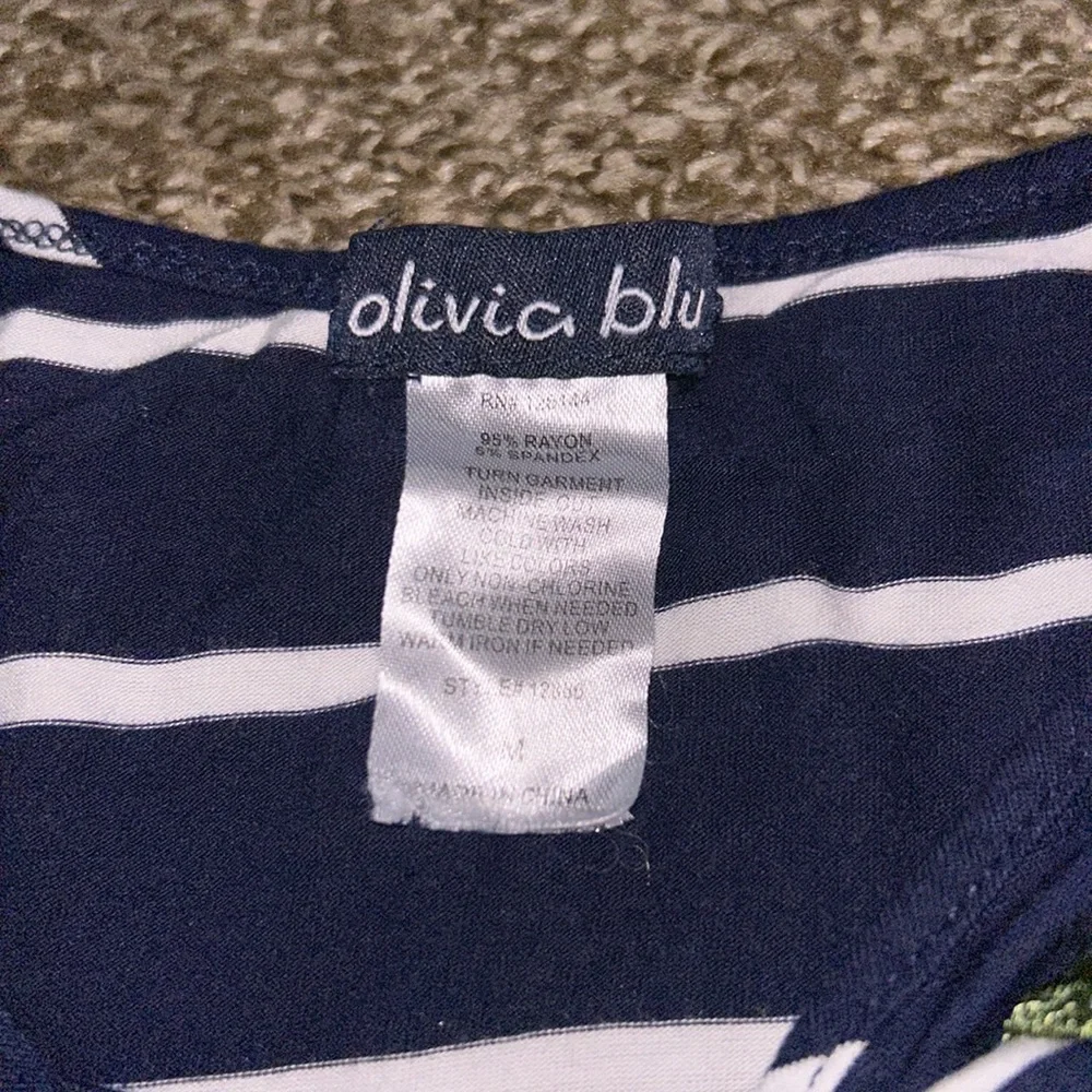 Striped and floral top LAST CHANCE BEFORE ITS DONATED - Picture 3 of 3